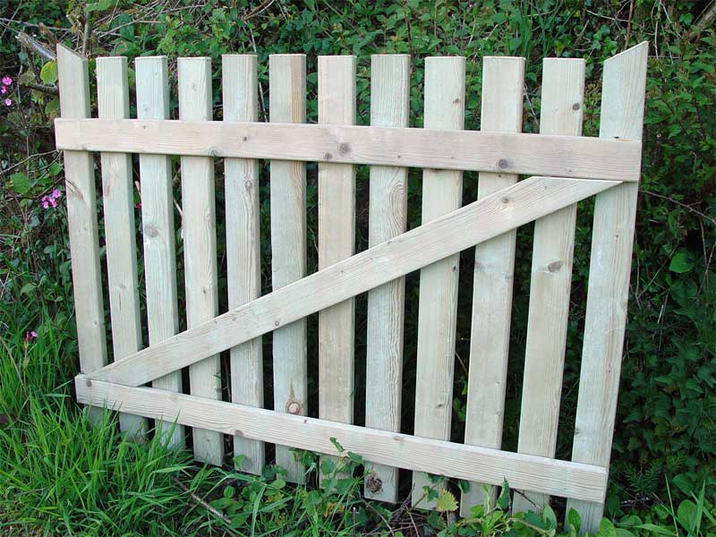 2x2's for gate frame fencing material for gate that matches the rest ...