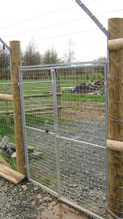 COMMERCIAL KENNEL DOG FENCEING MAIN GATE